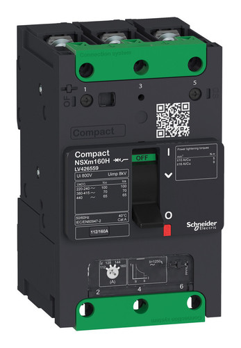 Силовой автомат Schneider Electric Compact NSXm, 50кА, 3P, 80А