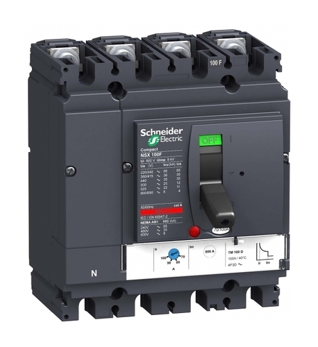 Силовой автомат Schneider Electric Compact NSX 100, TM, 36кА, 4P, 25А