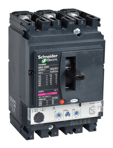 Силовой автомат Schneider Electric Compact NSX 100, Micrologic 2.2, 70кА, 3P, 100А