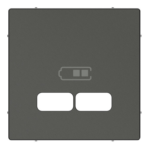 Накладка на розетку USB Schneider Electric MERTEN SYSTEM M, антрацит