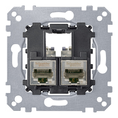 Механизм розетки компьютерная 2xRJ45 Cat.6 Schneider Electric