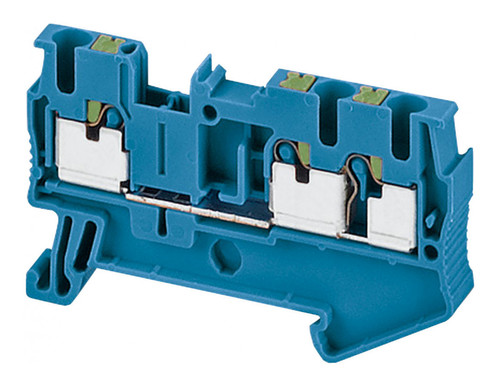 Клеммник втычной проходной Schneider Electric Linergy TR 2,5 мм², синий, NSYTRP23BL