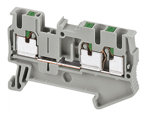 Клеммник втычной проходной Schneider Electric Linergy TR 2,5 мм², серый, NSYTRP23