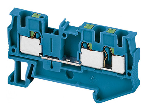 Клеммник втычной проходной Schneider Electric Linergy TR 4 мм², синий, NSYTRP43BL