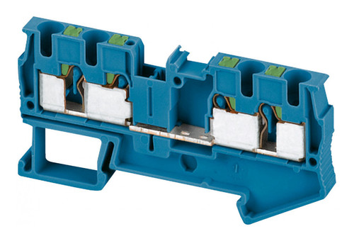 Клеммник втычной проходной Schneider Electric Linergy TR 4 мм², синий, NSYTRP44BL