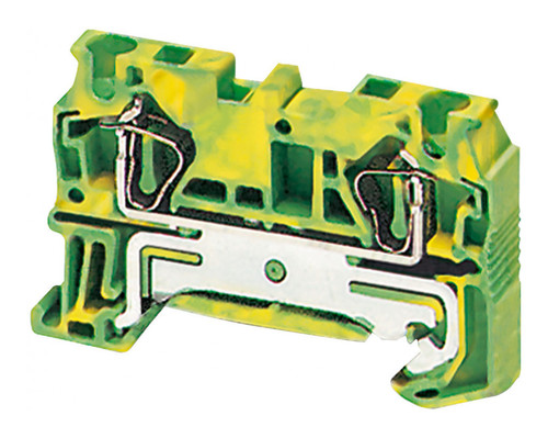 Пружинная клемма для заземления Schneider Electric TERMINAL 4 мм², желто-зеленый, NSYTRR42PE