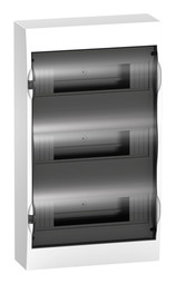 Распределительный шкаф Easy9, 36 мод., IP40, навесной, пластик, прозрачная дверь, с клеммами