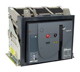 Воздушный автомат EasyPact MVS ET2I 1250А 3P, 65кА, электронный, стационарный, MVS12H3MF2L