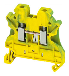 Клемма для заземления с винтовым зажимом TERMINAL 2,5 мм², желто-зеленый, NSYTRV22PE